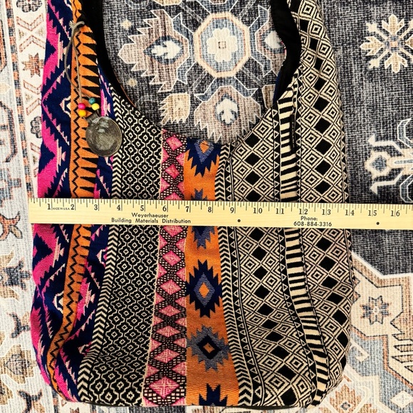 Catori Women’s Bohemian Multi-Color and Pattern Shoulder Bag - Picture 15 of 16